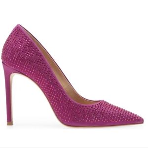 Beautiful pink/purple SCHUTZ sparkle stiletto heels.